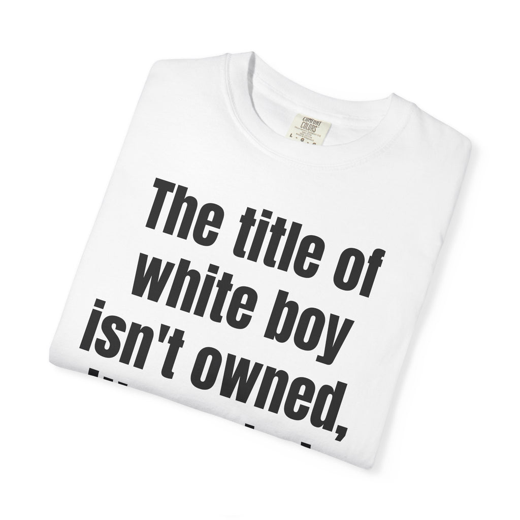 Unisex Garment-Dyed T-shirt